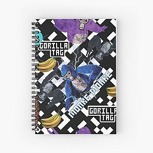 Gorilla Tag VR Gamer Merch Pixel Monke Spiral Notebook