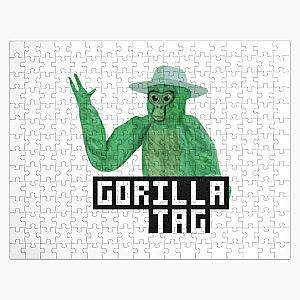 Gorilla Tag Green Gorilla Hat  Jigsaw Puzzle