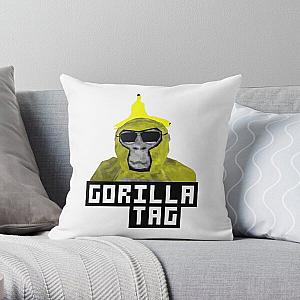 Gorilla Tag Monkey Banana Peel Gorilla Monke Gorilla Tag PFP Maker by POLKART   Throw Pillow