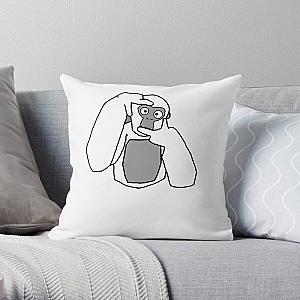 Gorilla tag pfp maker retro Throw Pillow