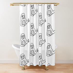 Gorilla tag pfp maker logo Shower Curtain