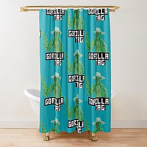 Gorilla Tag Green Gorilla Hat  Shower Curtain