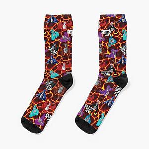 Gorilla Tag Lava Monke Party Socks