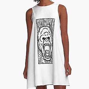 Gorilla Tag Tribal Gorilla   A-Line Dress