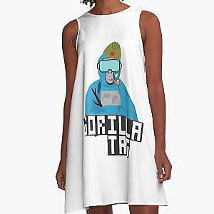 Gorilla tag blue gorilla A-Line Dress