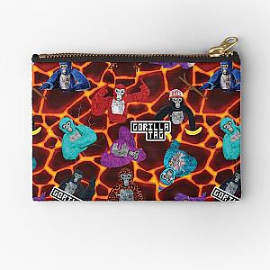 Gorilla Tag Lava Monke Party Zipper Pouch