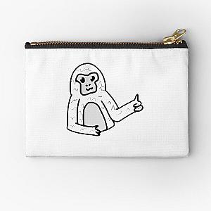 Gorilla tag pfp maker logo Zipper Pouch