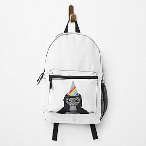 Gorilla tag monkey with birthday hat Backpack