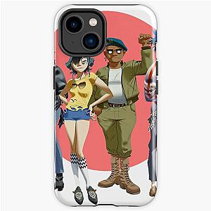 Gorillaz Cases - Gorillaz Group Circle Rise T-Shirt Iphone Tough Case RB2709