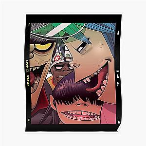 Gorillaz Posters - Gorillaz Polaroid Slide T-Shirt Poster RB2709