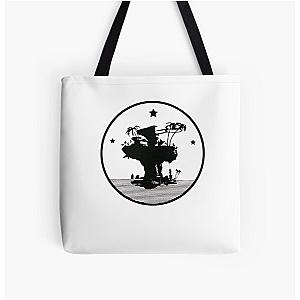 Gorillaz Bags - Gorillaz 2D All Over Print Tote Bag RB2709