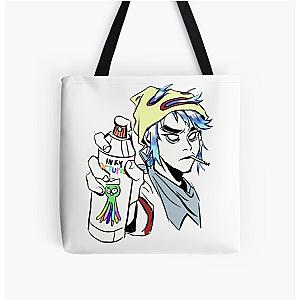 Gorillaz Bags - Gorillaz All Over Print Tote Bag RB2709