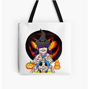 Gorillaz Bags - Halloween Gorillaz 2D All Over Print Tote Bag RB2709