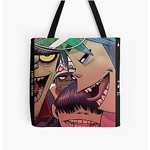 Gorillaz Bags - Gorillaz Polaroid Slide T-Shirt All Over Print Tote Bag RB2709