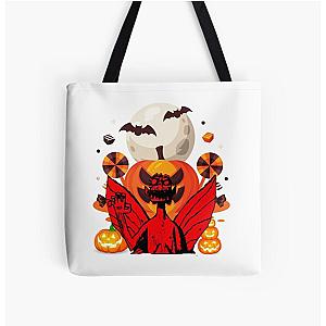 Gorillaz Bags - Gorillaz Halloween All Over Print Tote Bag RB2709