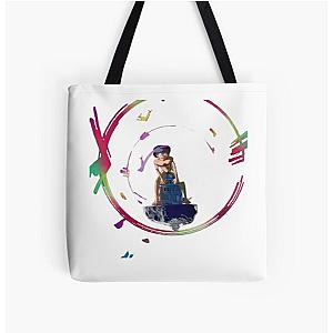 Gorillaz Bags - Gorillaz G All Over Print Tote Bag RB2709