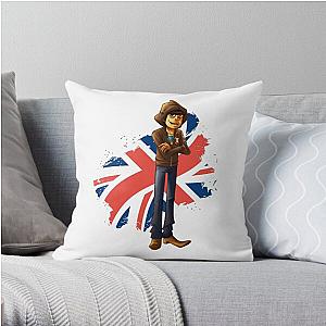 Gorillaz Pillows - Gorillaz United Kingdom Throw Pillow RB2709