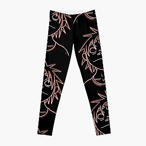 Gorillaz Leggings - Gorillaz White Red Leggings RB2709