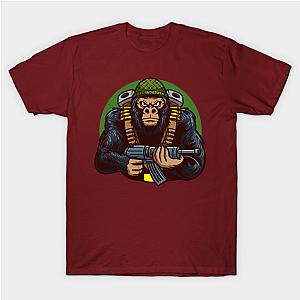 Gorillaz T-Shirts - Gorilla-Warfare T-Shirt TP0310