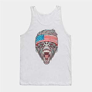 Gorillaz Tank Tops - Gorilla Face Tank Top TP0310