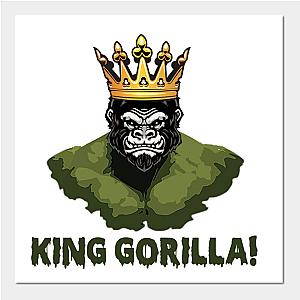 Gorillaz Posters - KING GORILLA  T-SHIRT Poster TP0310