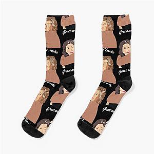 Grace and Frankie Hugging Socks
