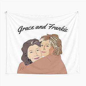 Grace Frankie Hug Tapestry