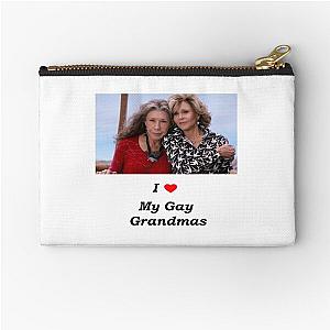 Gay Grandmothers- Grace and Frankie  Zipper Pouch