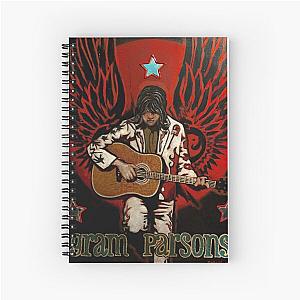 Gram Parsons Spiral Notebook