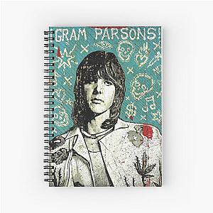 Gram Parsons Spiral Notebook