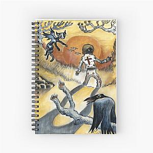 Cross Ghost Gram Parsons Essential  Spiral Notebook