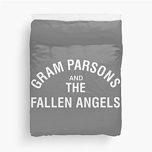 Gram Parsons and the Fallen Angels white Duvet Cover