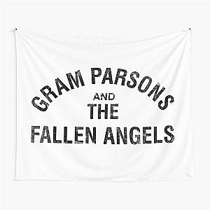 Gram Parsons and the Fallen Angels (white - distressed) Tapestry