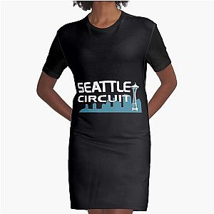 Gran Turismo 4 Gaming Playstation Vintage Racing Seattle Circuit Track from GT4 Graphic T-Shirt Dress