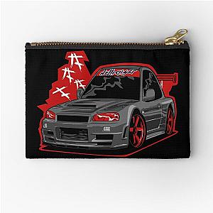 Gran Turismo Racing R 3 4 GoFast - Iconic Cars Zipper Pouch