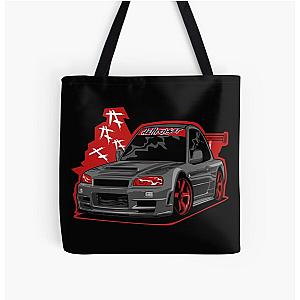 Gran Turismo Racing R 3 4 GoFast - Iconic Cars All Over Print Tote Bag