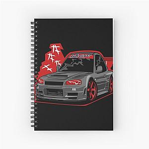 Gran Turismo Racing R 3 4 GoFast - Iconic Cars Spiral Notebook