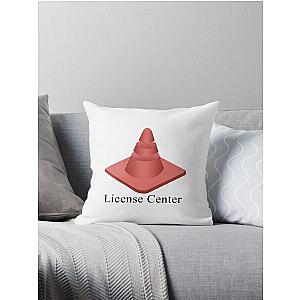 Gran Turismo 4 License Center (Black text) Throw Pillow