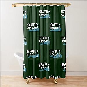 Gran Turismo 4 Gaming Playstation Vintage Racing Seattle Circuit Track from GT4 Shower Curtain