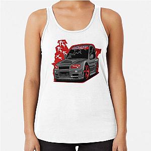 Gran Turismo Racing R 3 4 GoFast - Iconic Cars Racerback Tank Top