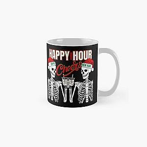 Happy Hour New Year Cheers Skeletons Classic Mug RB0512