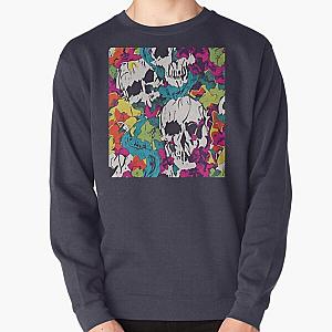 Trippy Hippy Skulls Pullover Sweatshirt RB0512