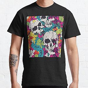 Trippy Hippy Skulls Classic T-Shirt RB0512