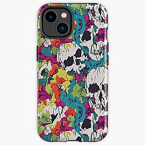 Trippy Hippy Skulls iPhone Tough Case RB0512
