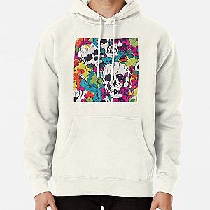 Trippy Hippy Skulls Pullover Hoodie RB0512