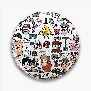 Gravity Falls Doodle Pin