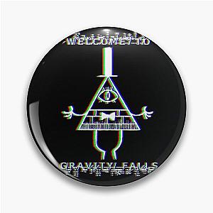 Bill Cipher - Welcome to Gravity Falls - Anaglyph Pin