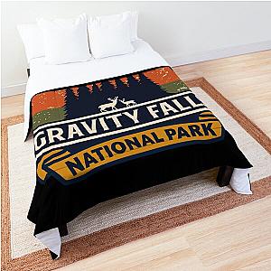 Gravity Falls National Park-Vintage Comforter