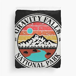 Gravity Falls National Park-Vintage Duvet Cover