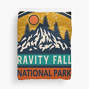 Gravity Falls National Park Duvet Cover